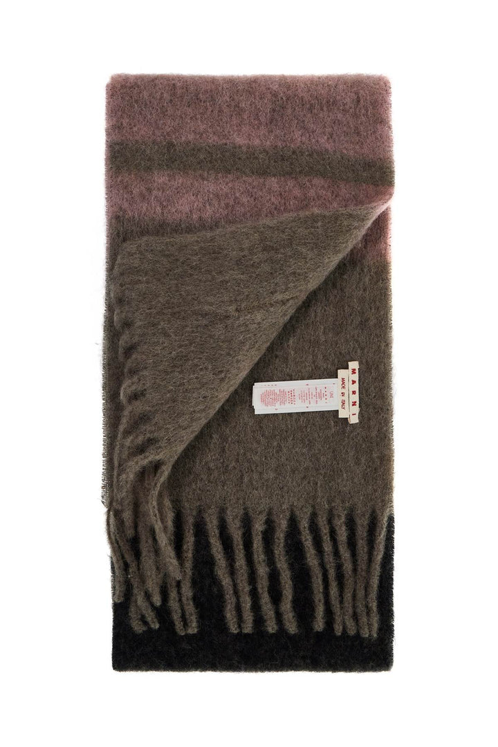Marni Mohair Scarf For Stylish   Brown