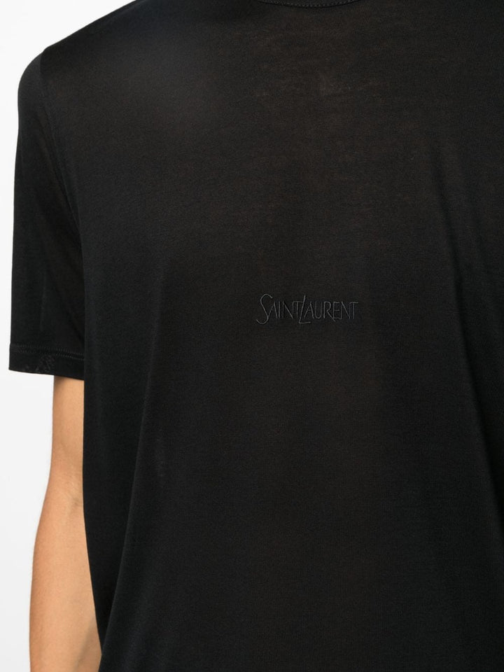 Saint Laurent  T Shirts And Polos Black