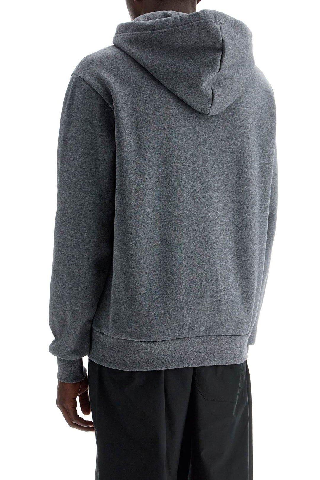 A.P.C. Hooded Sweatshirt With Flocked   Grey