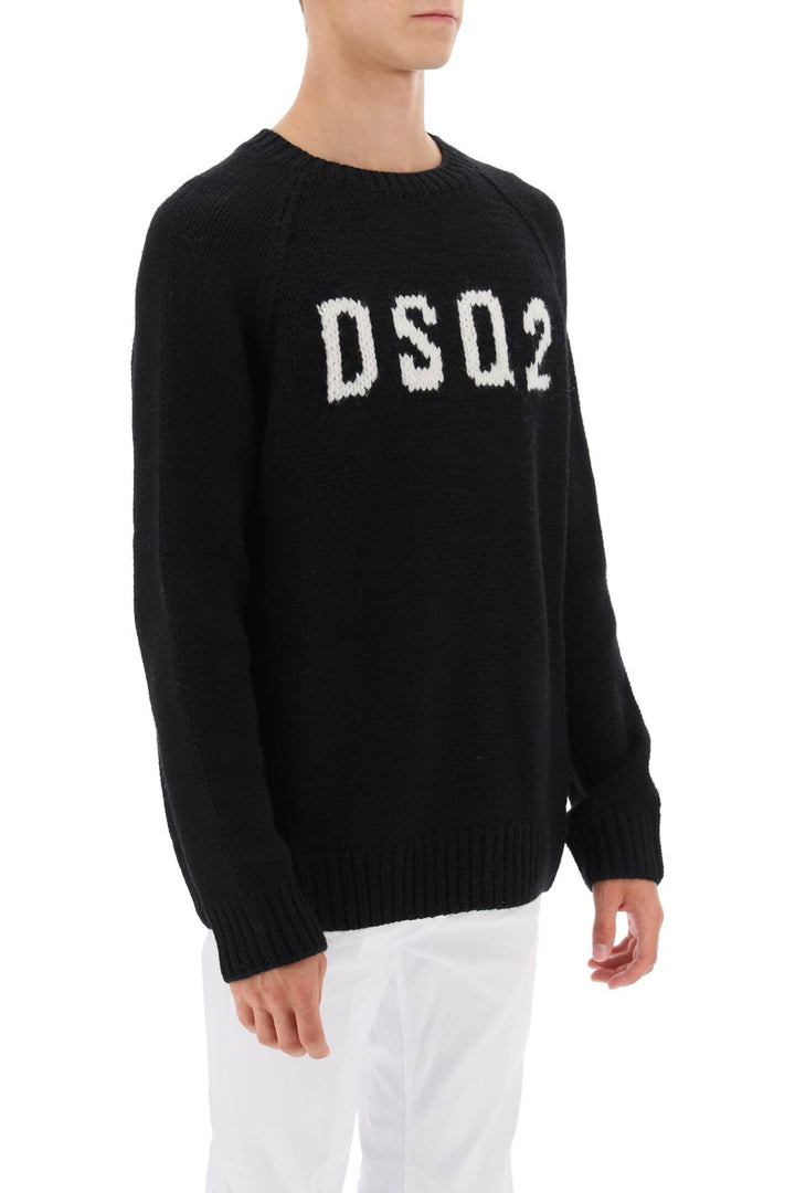 Dsquared2 Dsq2 Wool Sweater   Nero