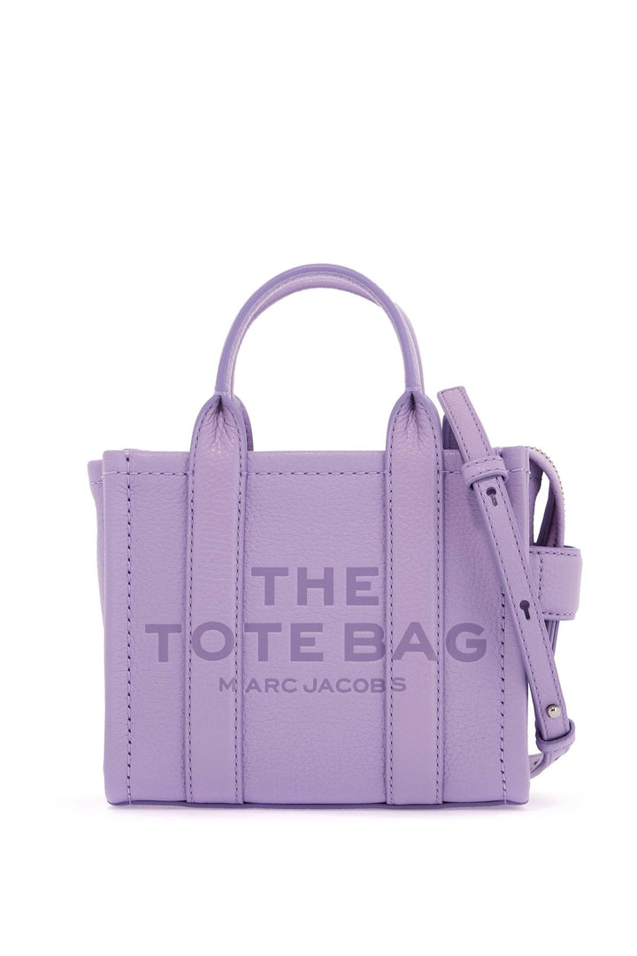 Marc Jacobs The Leather Mini Tote Bag   Purple