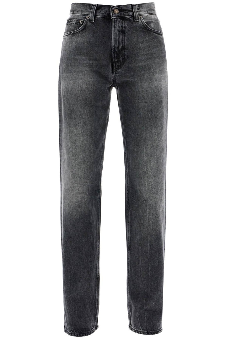 Haikure Korean Straight Cut Jeans   Grey