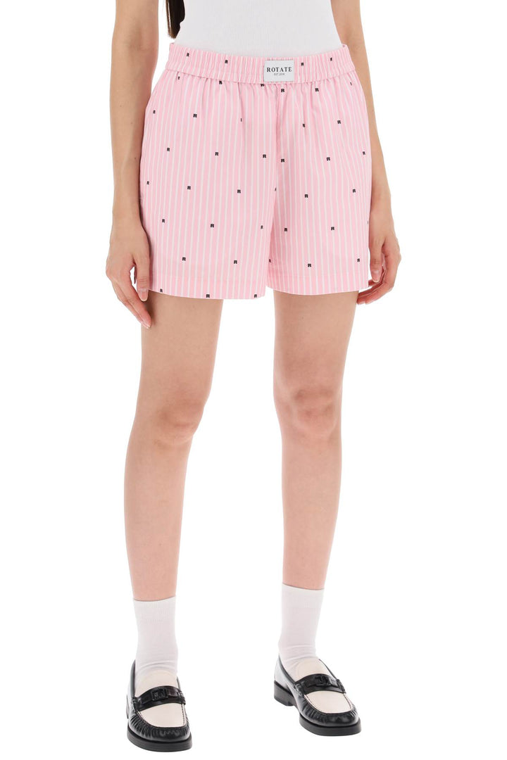 Rotate Organic Cotton Boxer Shorts Pink