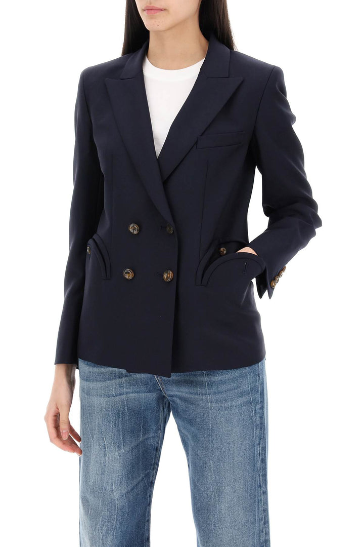 Blaze Milano Replace With Double Quotedouble Breasted Blazer For   Blu