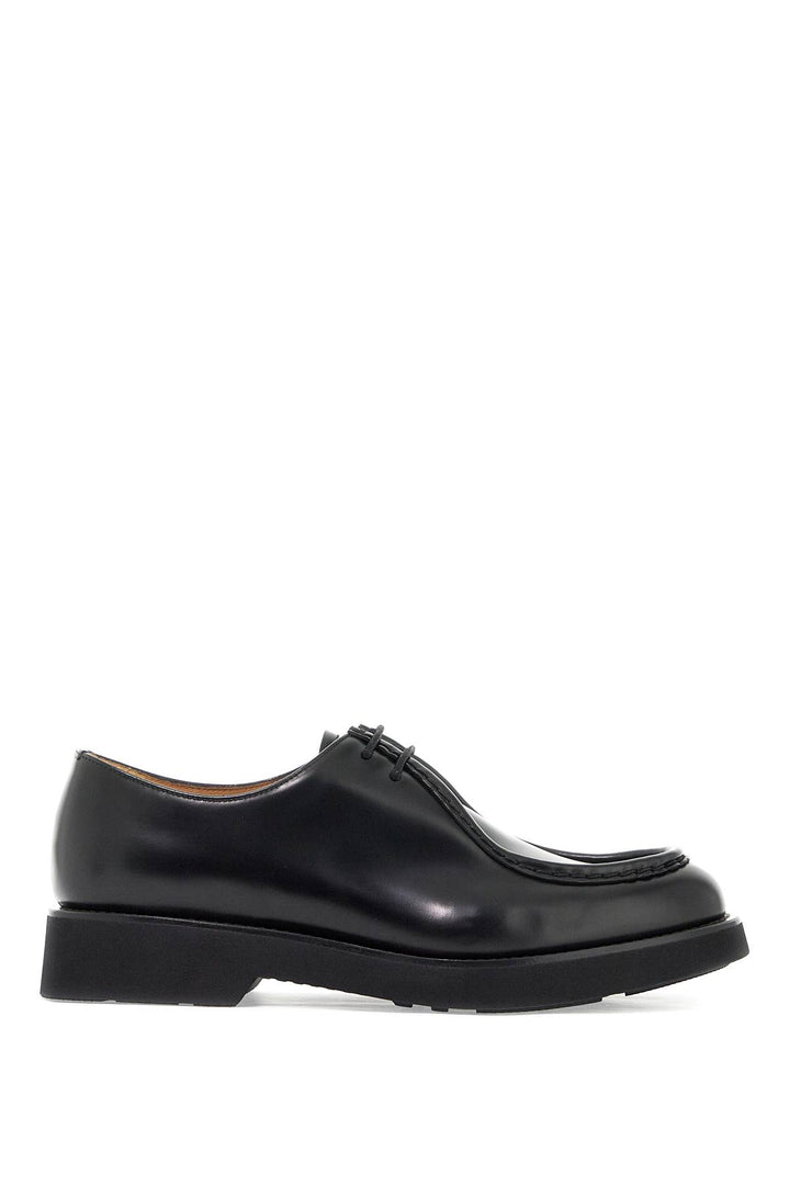 Church's Nelly Brushed Leather Lace Up   Black