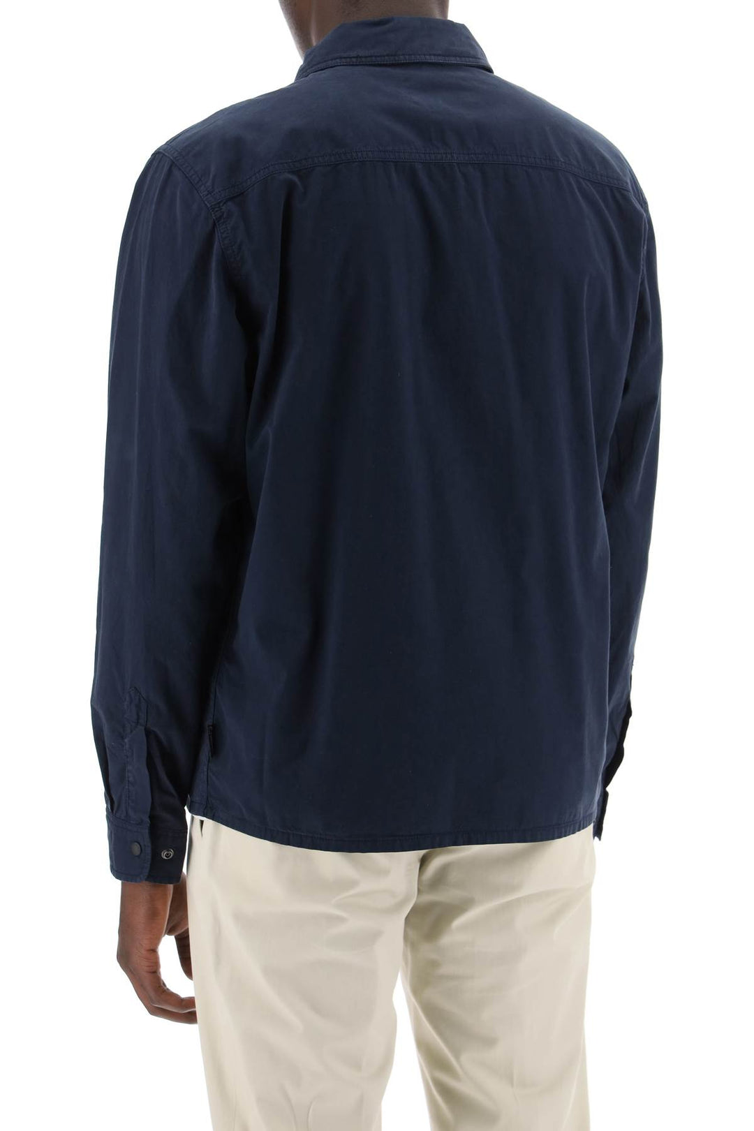 Woolrich Cotton Overshirt For   Blu