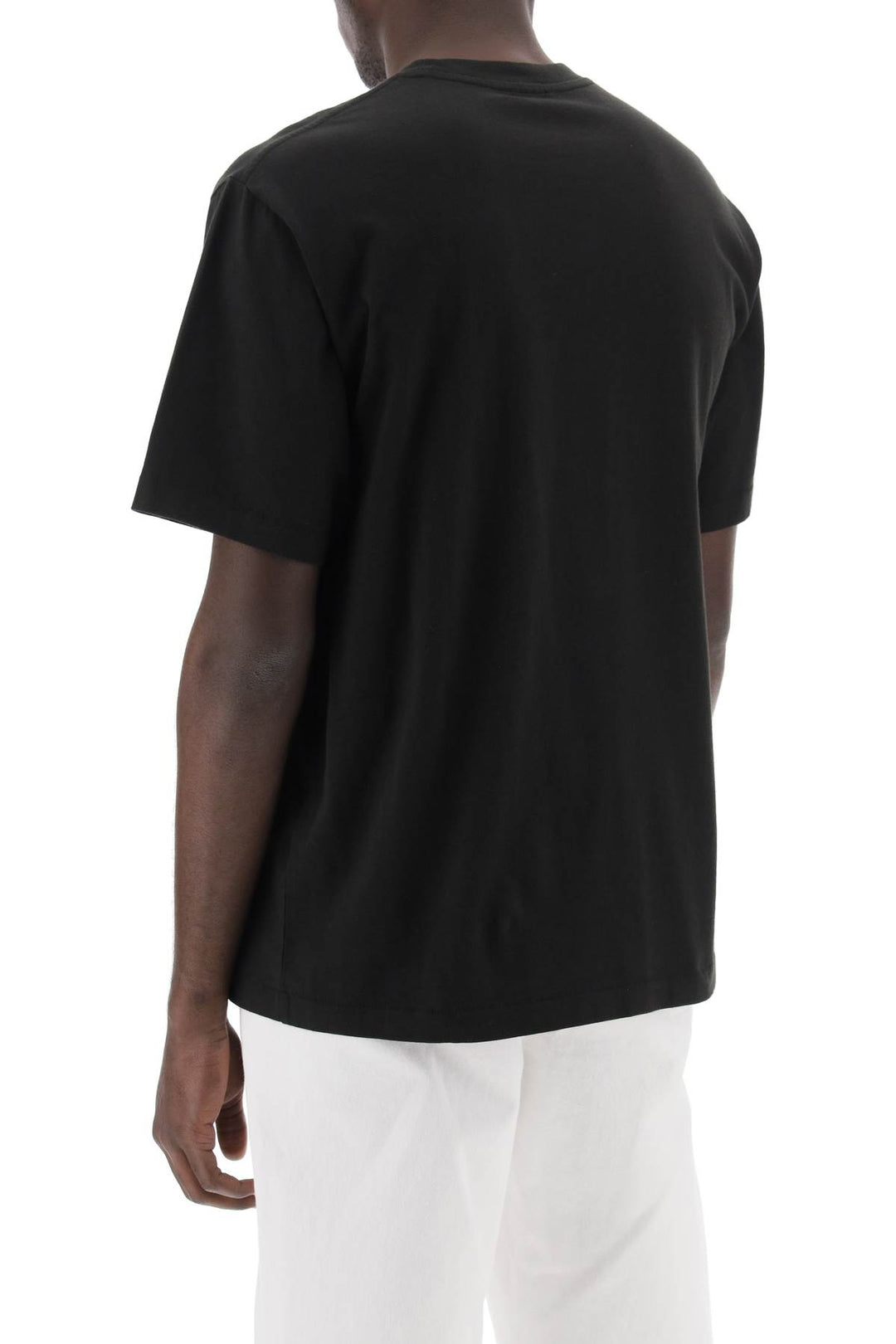 Kenzo T Shirt With Bokè Floer Patch   Black