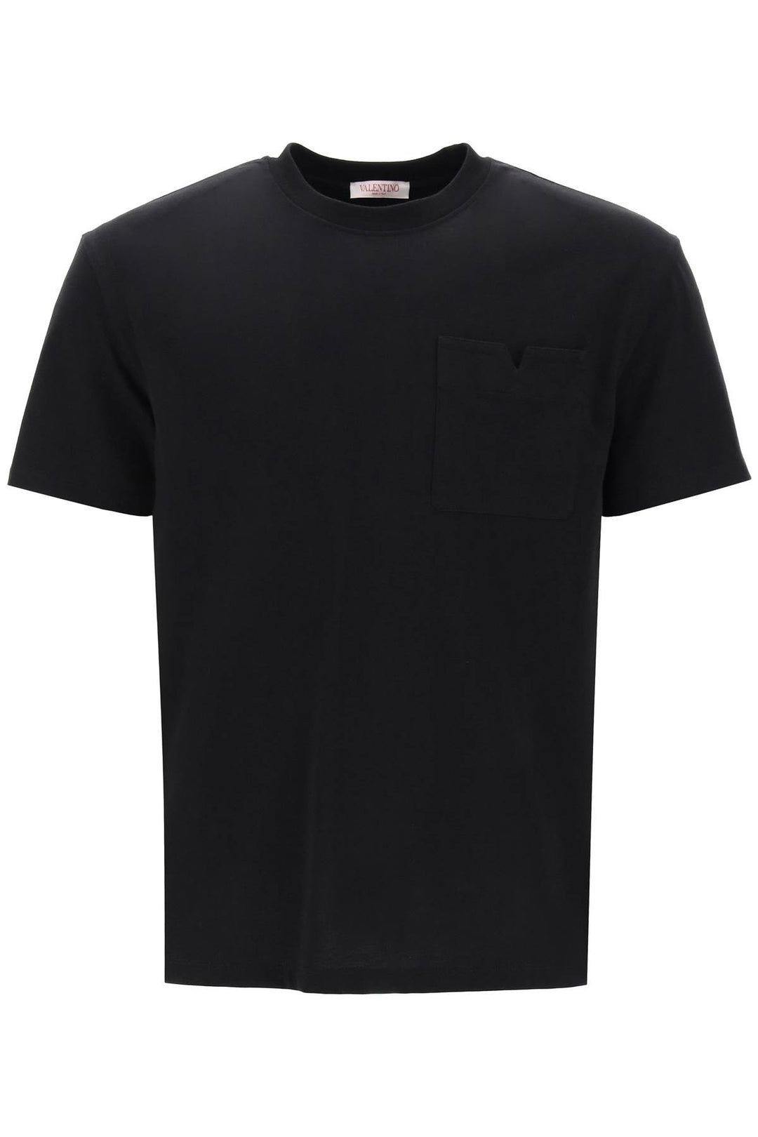 Valentino Garavani Regular Fit Pocket T Shirt   Black
