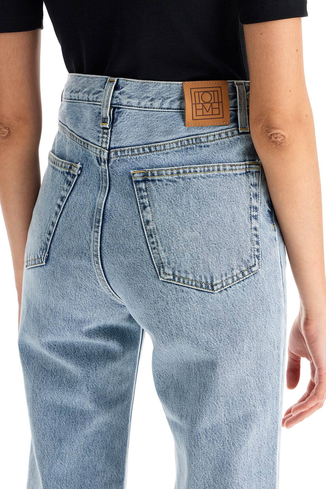 Toteme Organic Denim Classic Cut Jeans   Blue