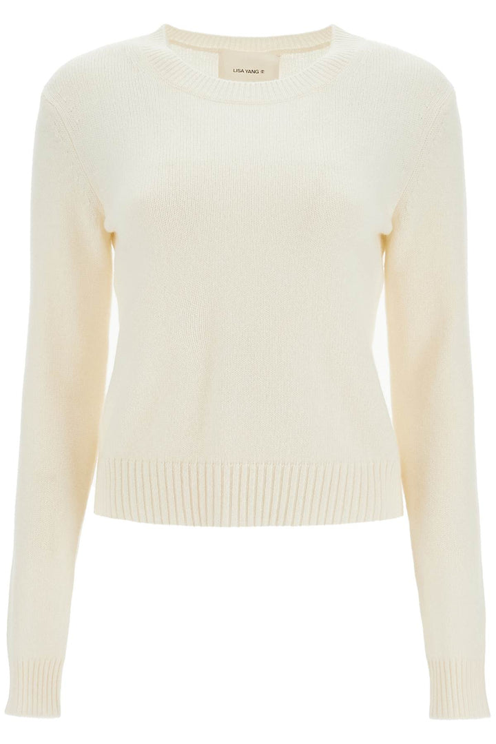 Lisa Yang Cashmere Mable Pullover   White