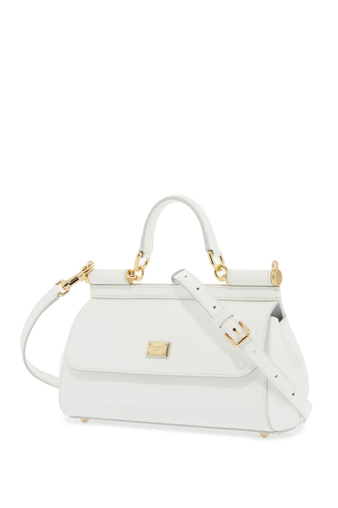 Dolce & Gabbana Extended Sicily Handbag With Elong   White