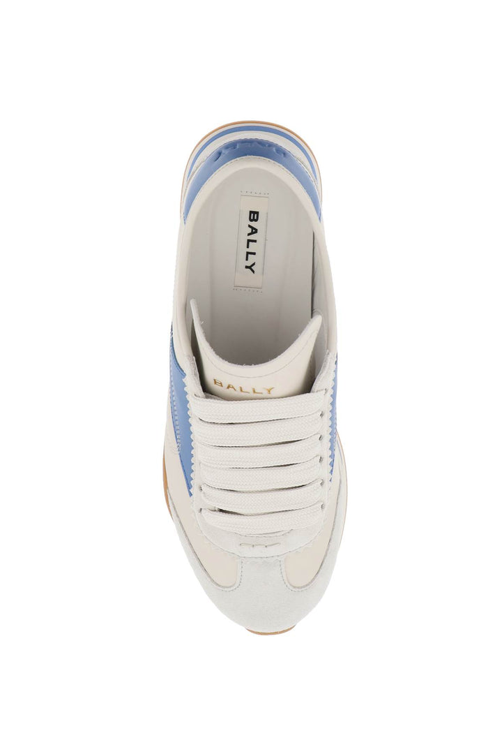 Bally Leather Sonney Sneakers   Grigio