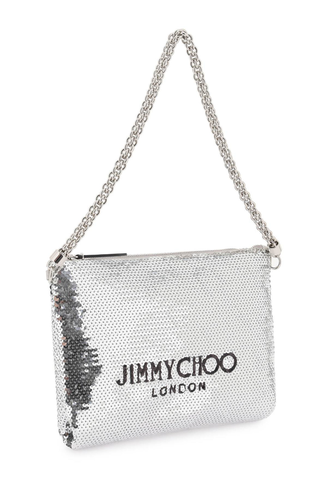 Jimmy Choo Callie Shoulder Bag   Argento