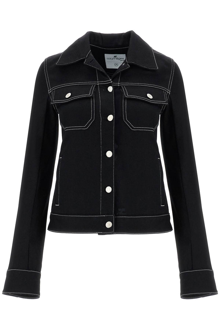 Courreges denim trucker jacket