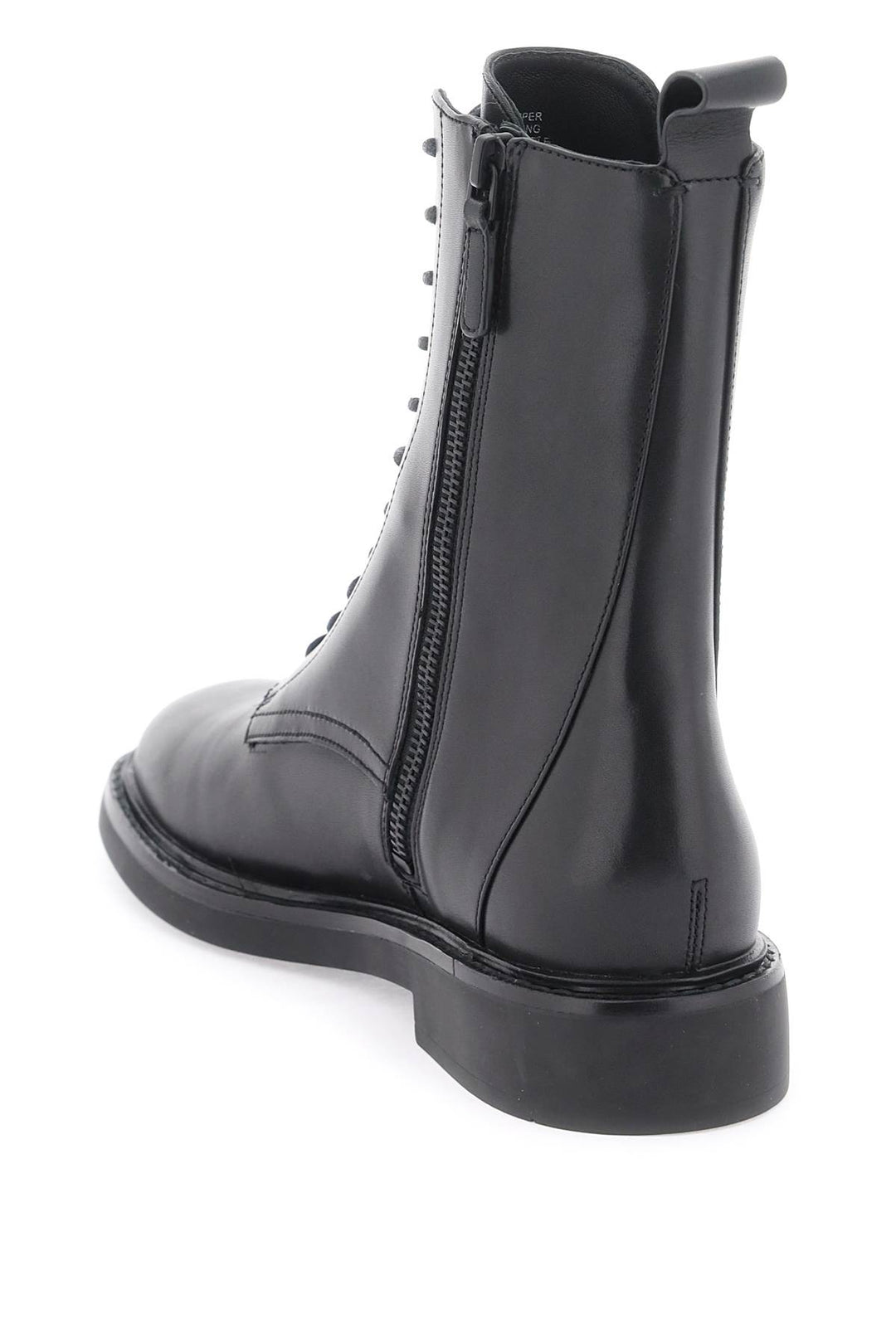 Tory Burch Double T Combat Boots   Nero