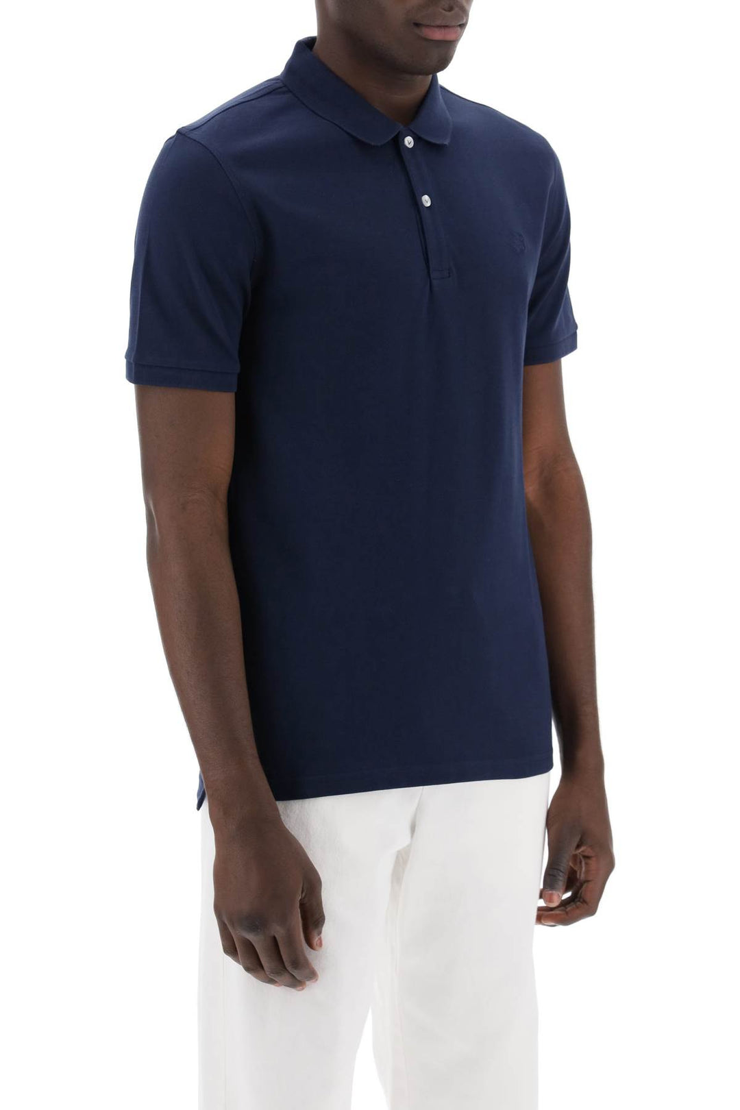 Vilebrequin Regular Fit Cotton Polo Shirt   Blu