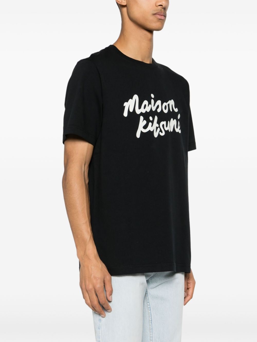 Maison Kitsune' T Shirts And Polos Black