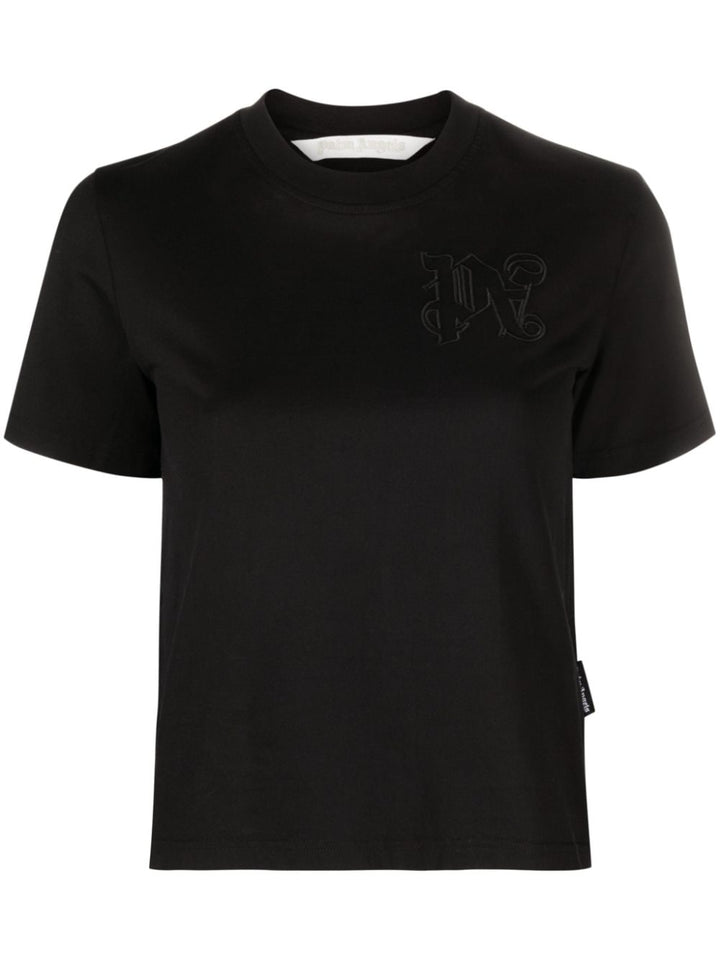 Palm Angels T Shirts And Polos Black