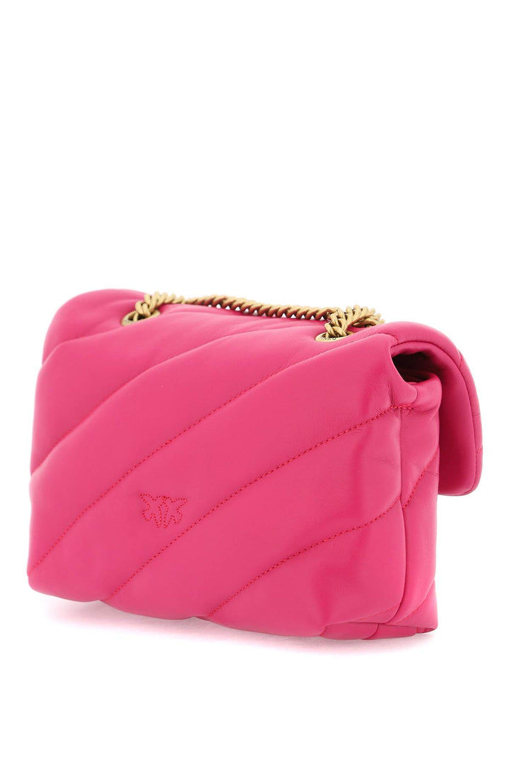 Pinko Love Classic Puff Maxi Quilt Bag   Fuxia