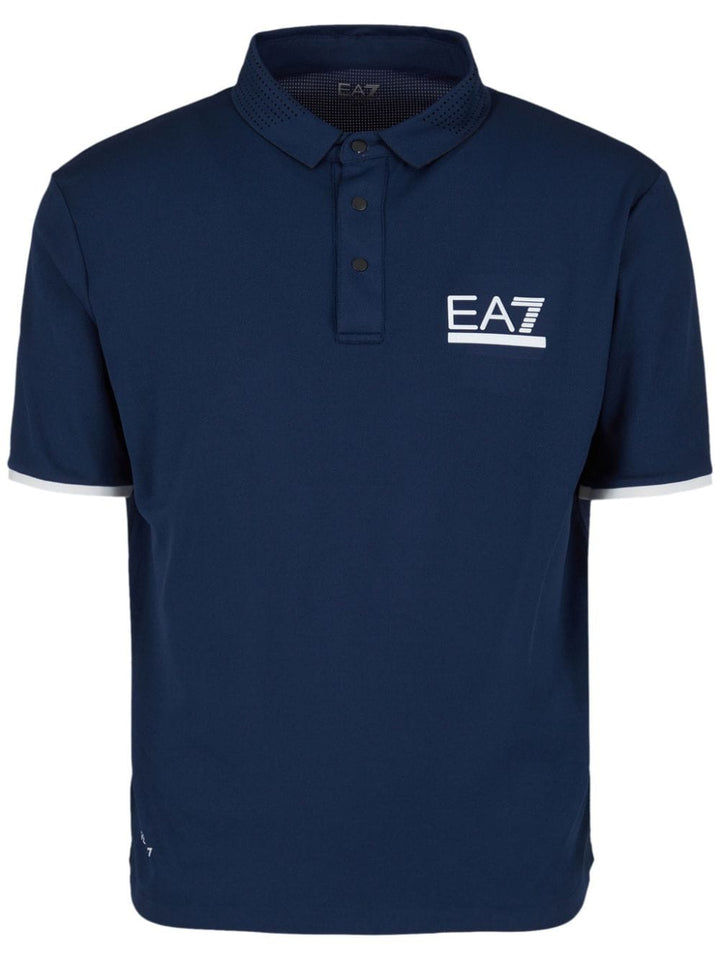 Ea7 T Shirts And Polos Blue