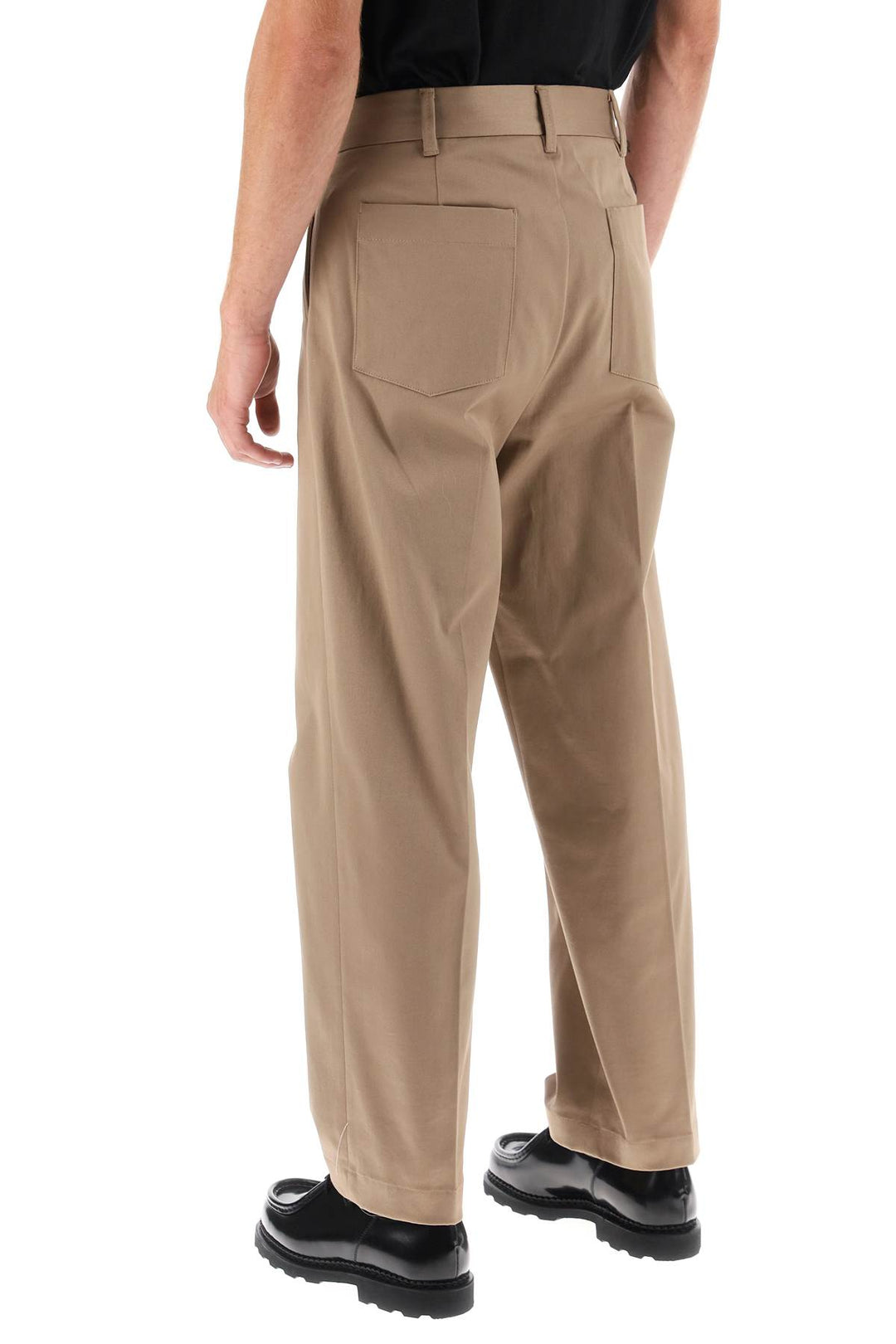 Closed 'Blomberg' Loose Pants With Tapered Leg   Marrone