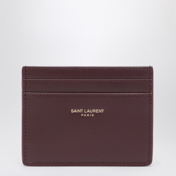 Saint Laurent leather credit card holder