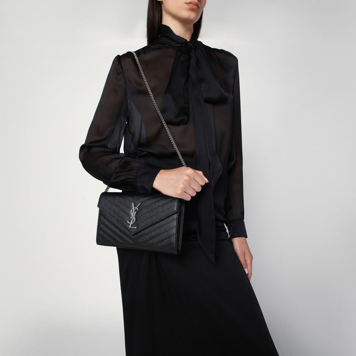 Saint Laurent Clutch with chain Cassandre