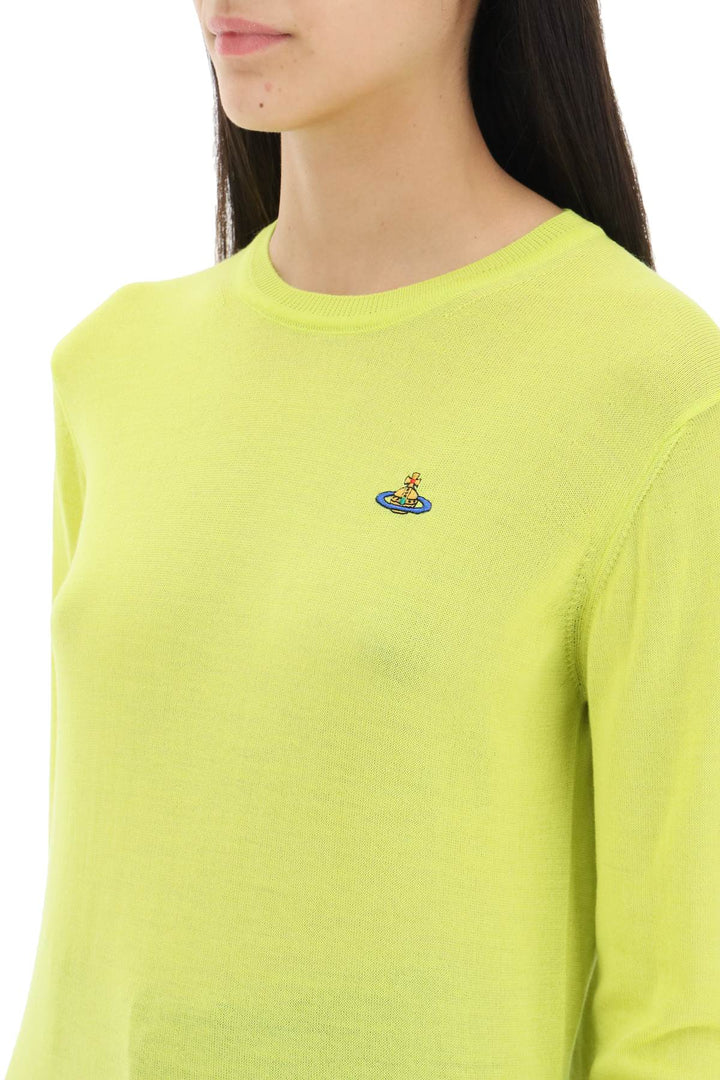 Vivienne Westwood Orb Embroidery Sweater   Giallo