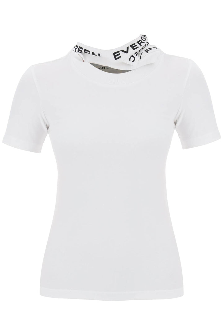Y Project Triple Collar T Shirt   Bianco