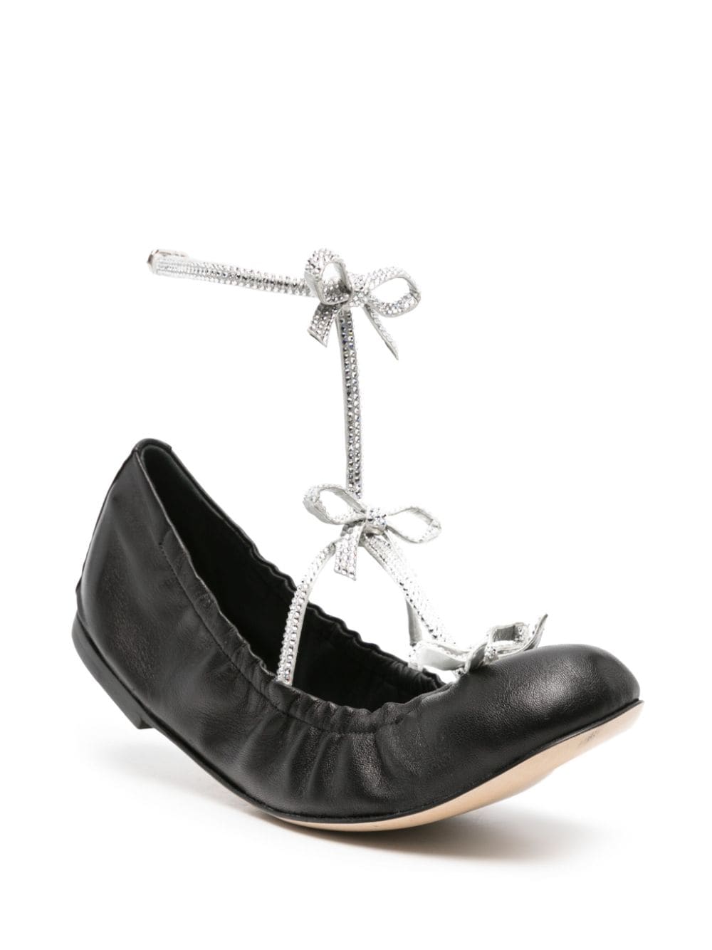 Rene' Caovilla Flat Shoes Black