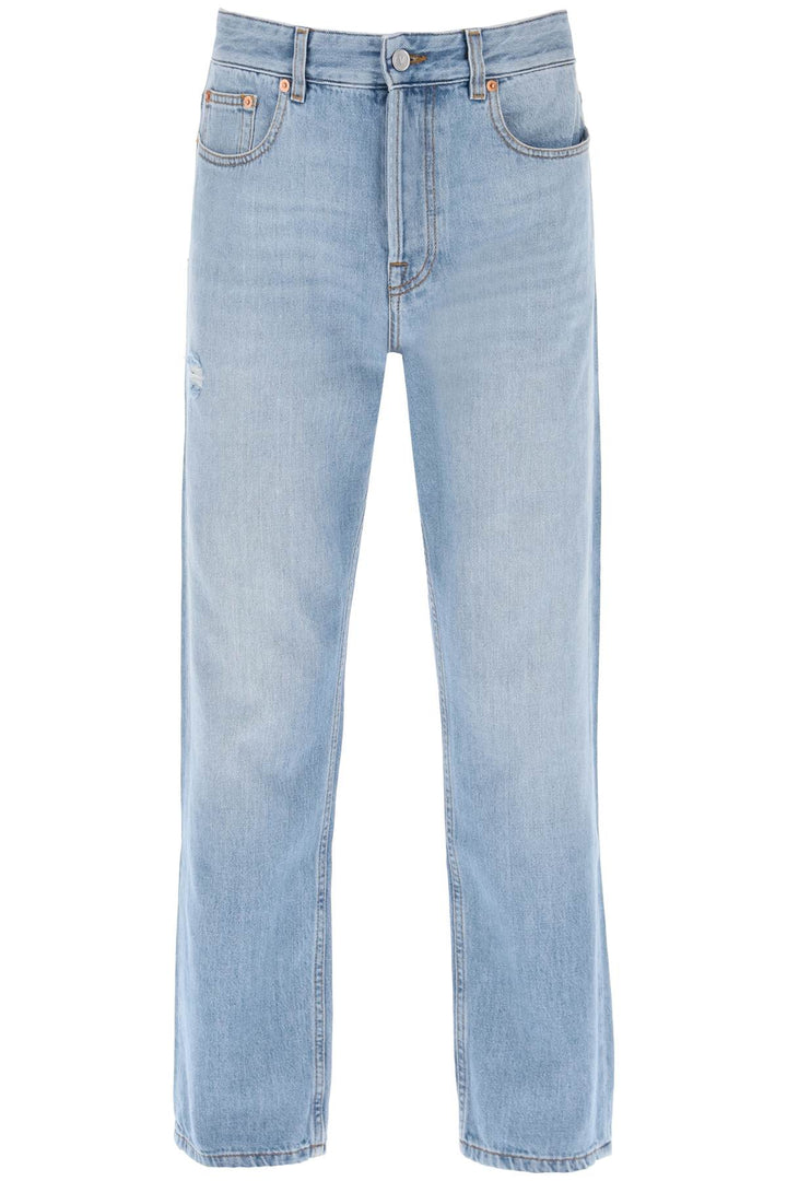 Valentino Garavani tapered jeans with medium wash