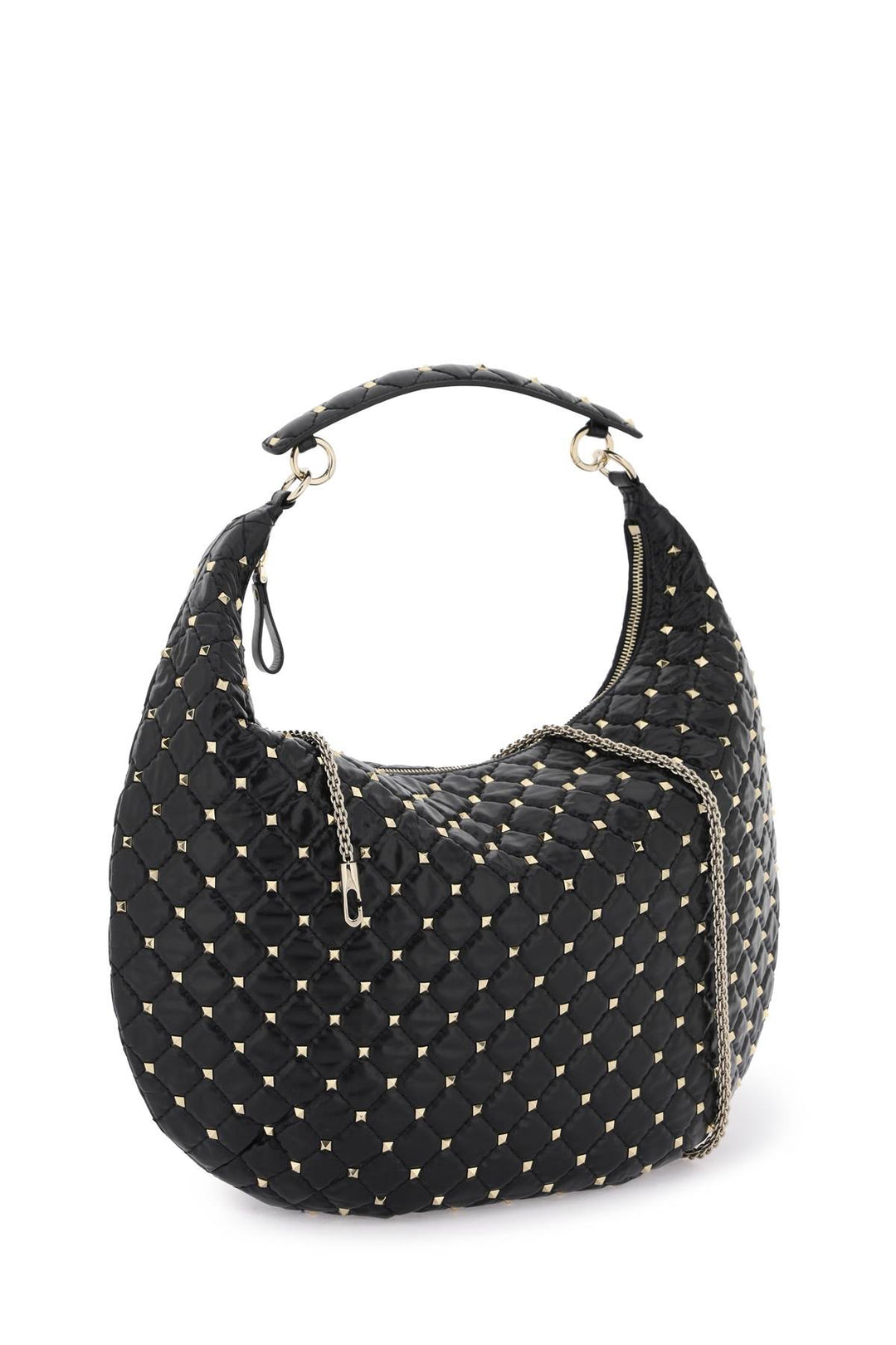 Valentino Garavani leather rockstud hobo bag