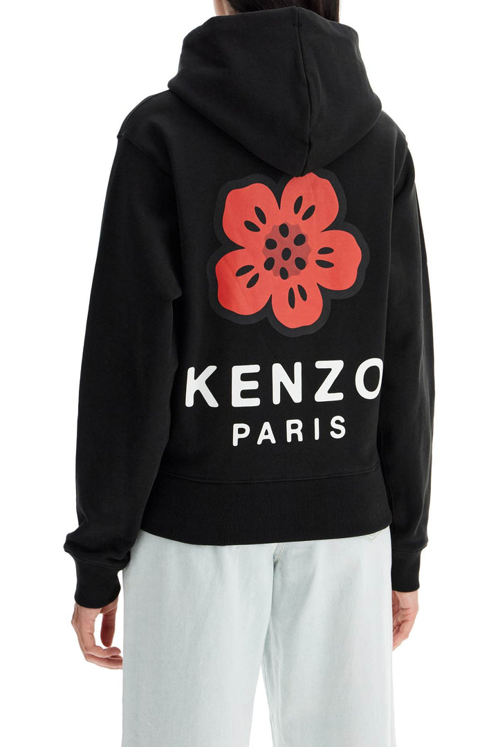 Kenzo Hooded Sweatshirt With Bo   Black