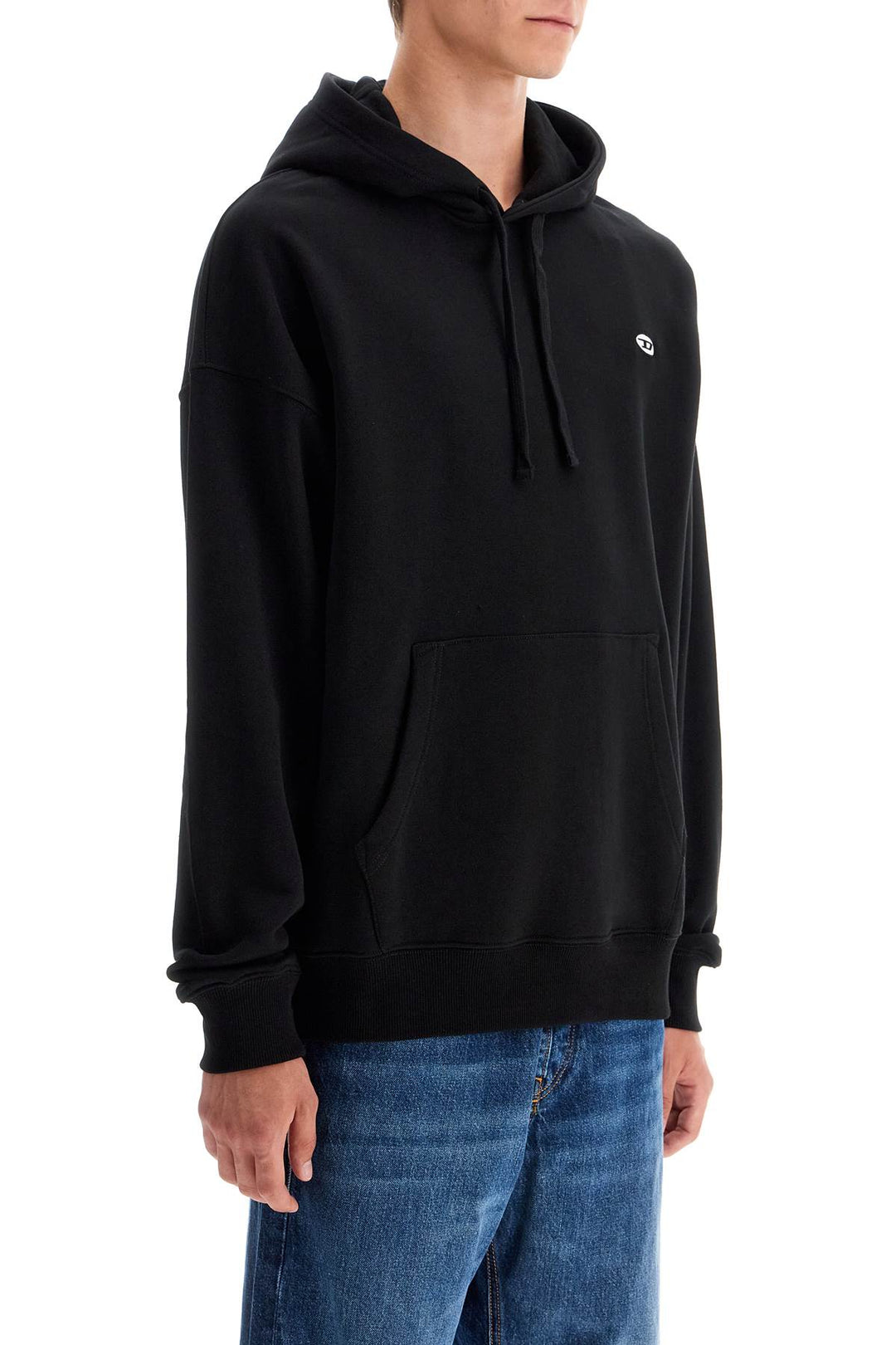 Diesel Hooded Sweatshirt With   Black