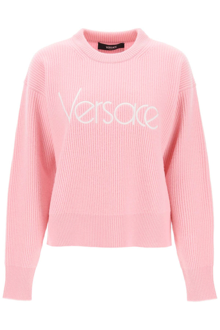 Versace 1978 Re Edition Wool Sweater   Pink
