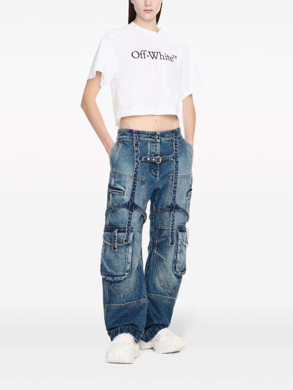 Off White Jeans Blue