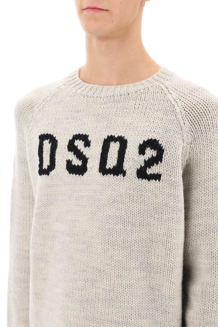 Dsquared2 Dsq2 Wool Sweater   Grigio
