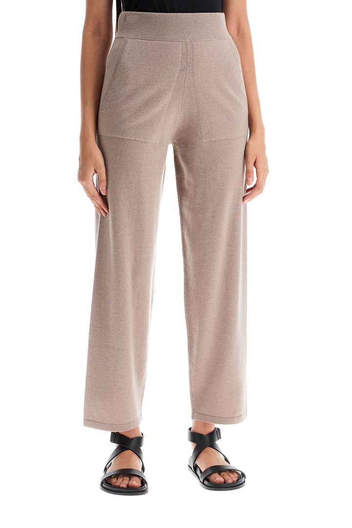 Max Mara Leisure Wool And Cashmere Blend Trousers   Grey