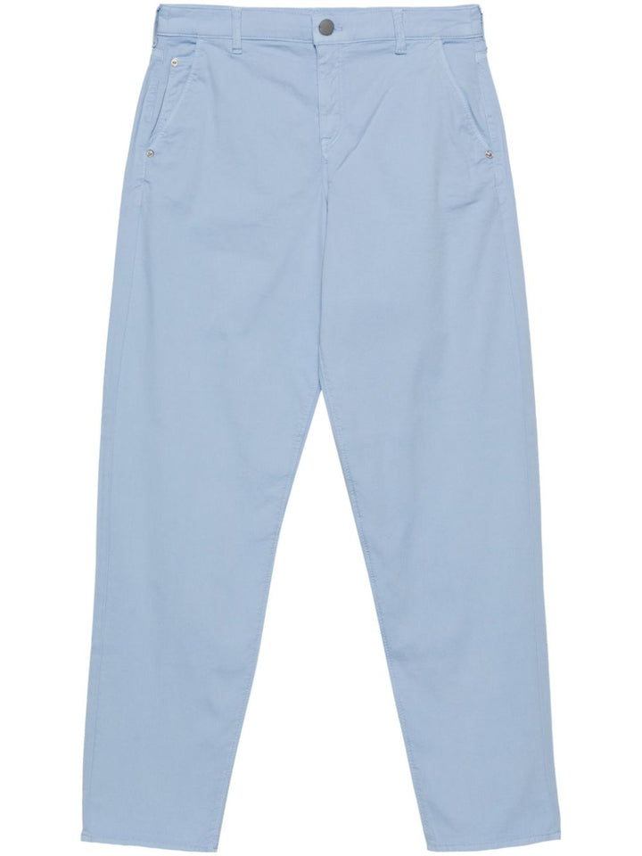 Emporio Armani Trousers Clear Blue