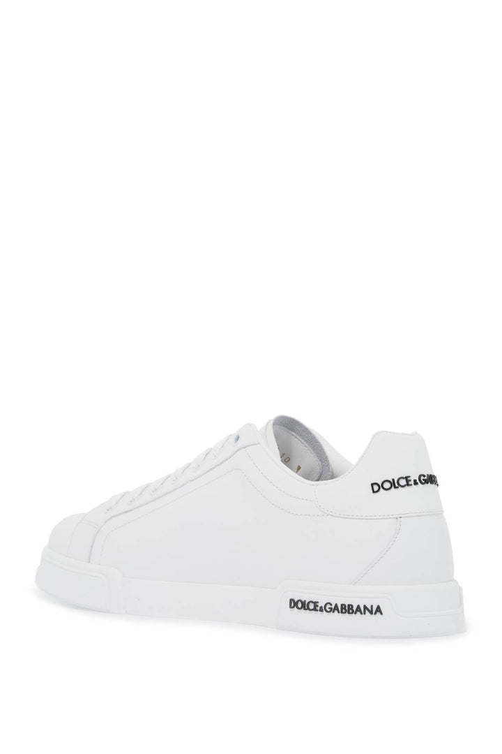 Dolce & Gabbana Portofino Nappa Leather Sne   White