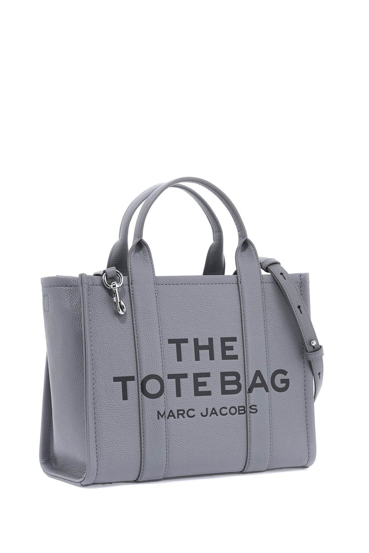Marc Jacobs The Leather Medium Tote Bag   Grey