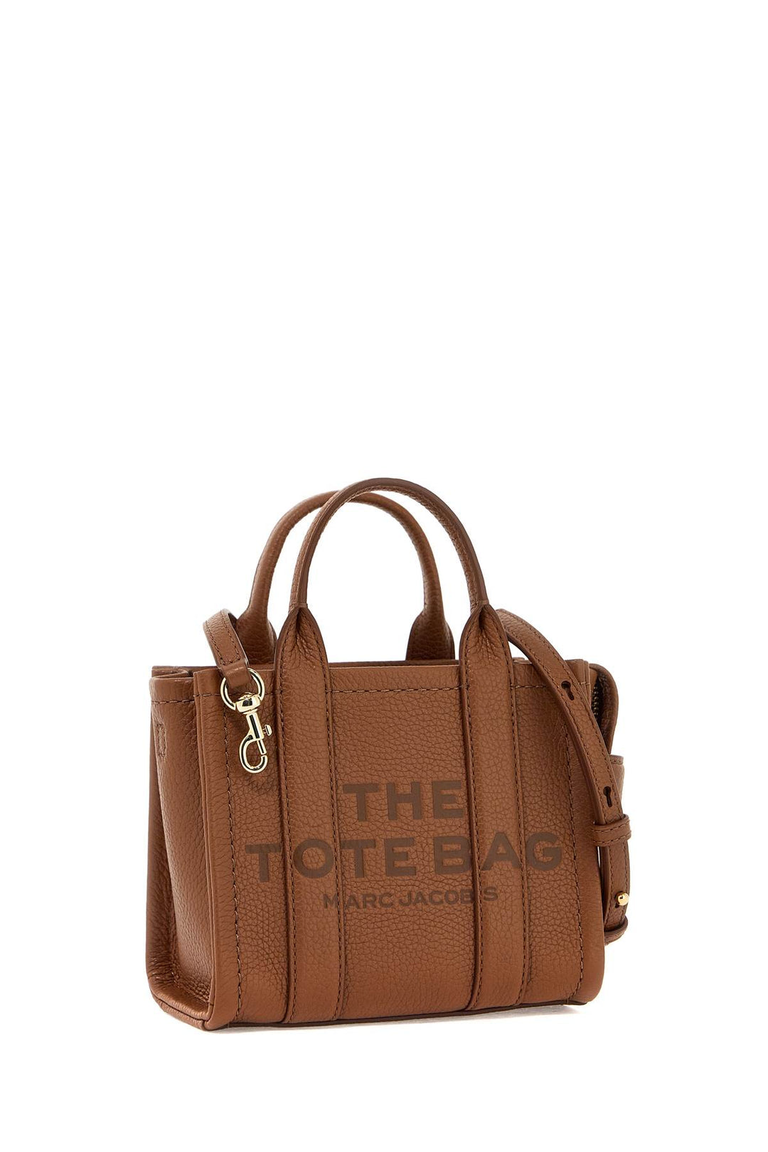Marc Jacobs The Leather Mini Tote Bag   Brown