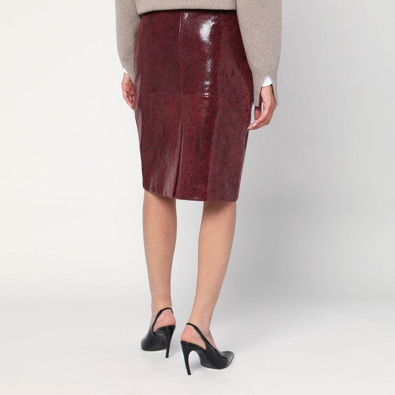 Róhe faux leather skirt