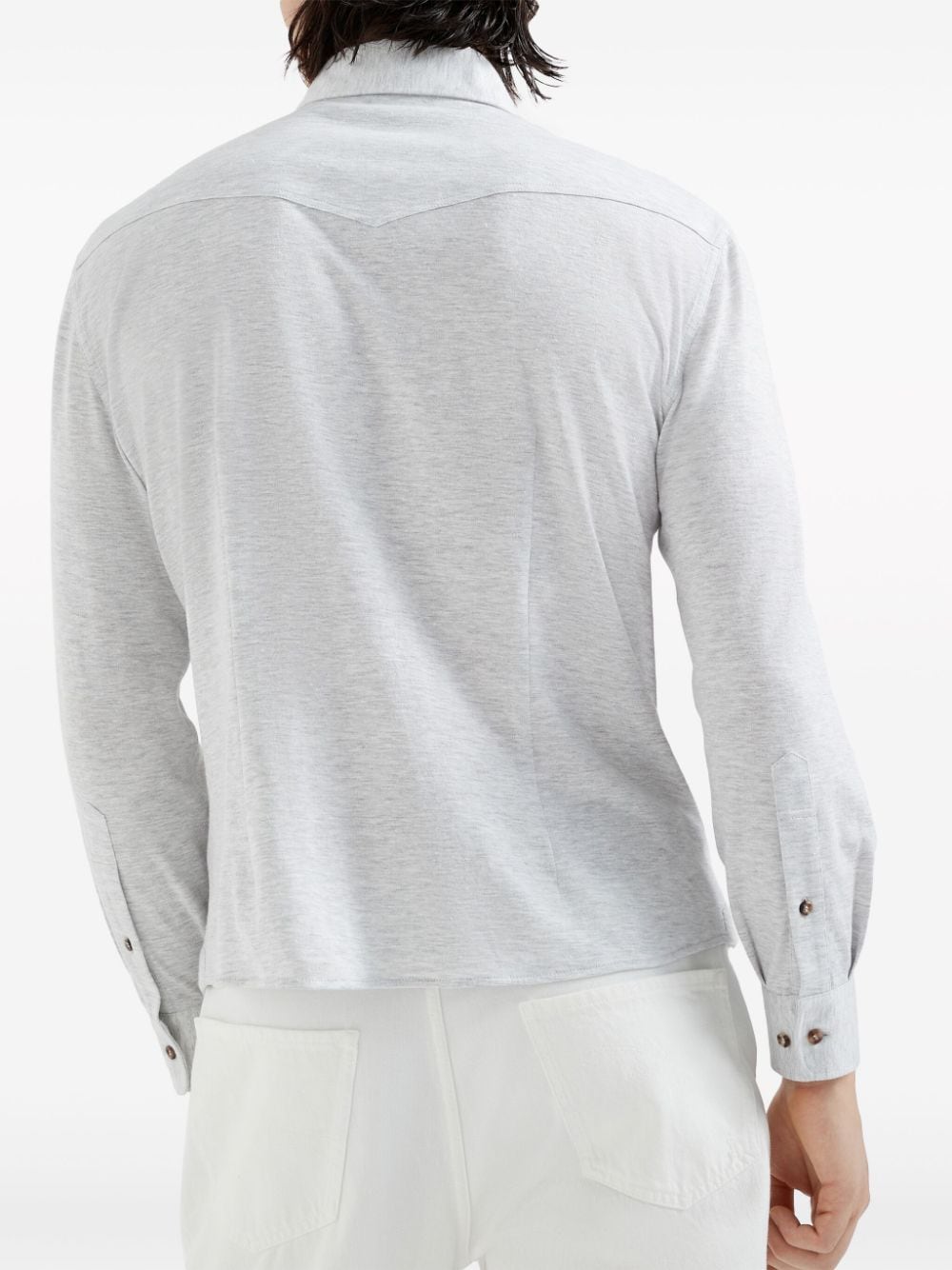 Brunello Cucinelli Shirts Grey