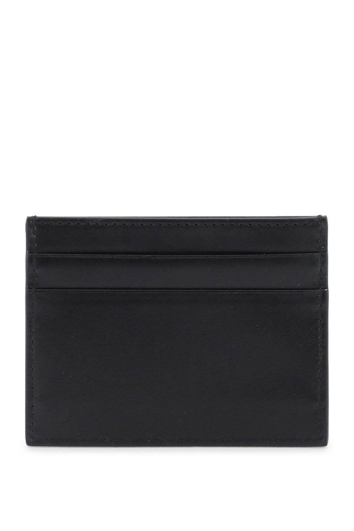 Dolce & Gabbana Logo Leather Cardholder   Black