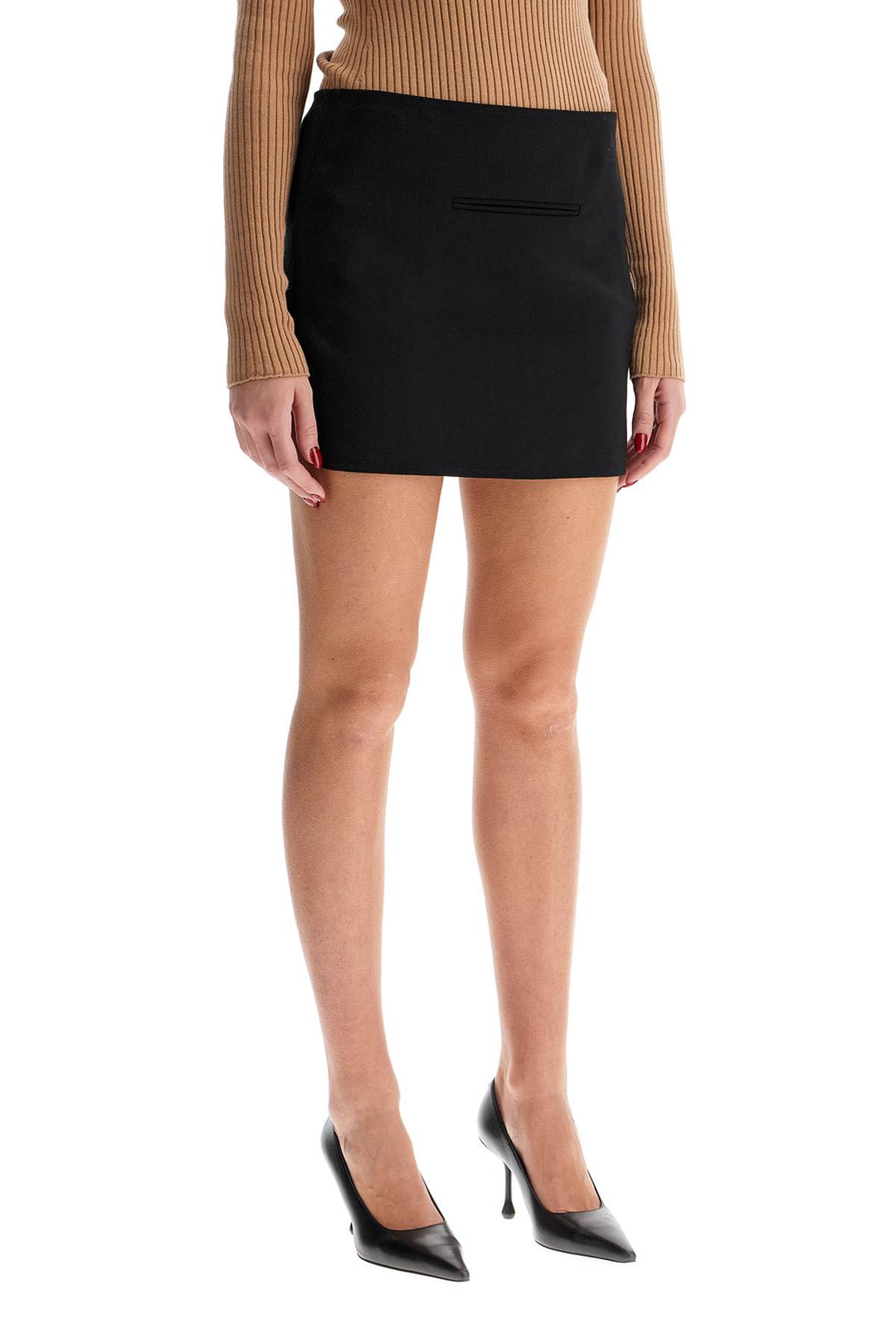 Courreges oblique mini skirt