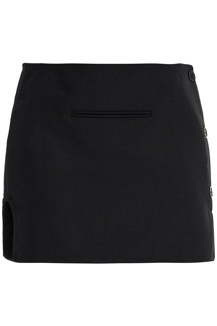 Courreges oblique mini skirt