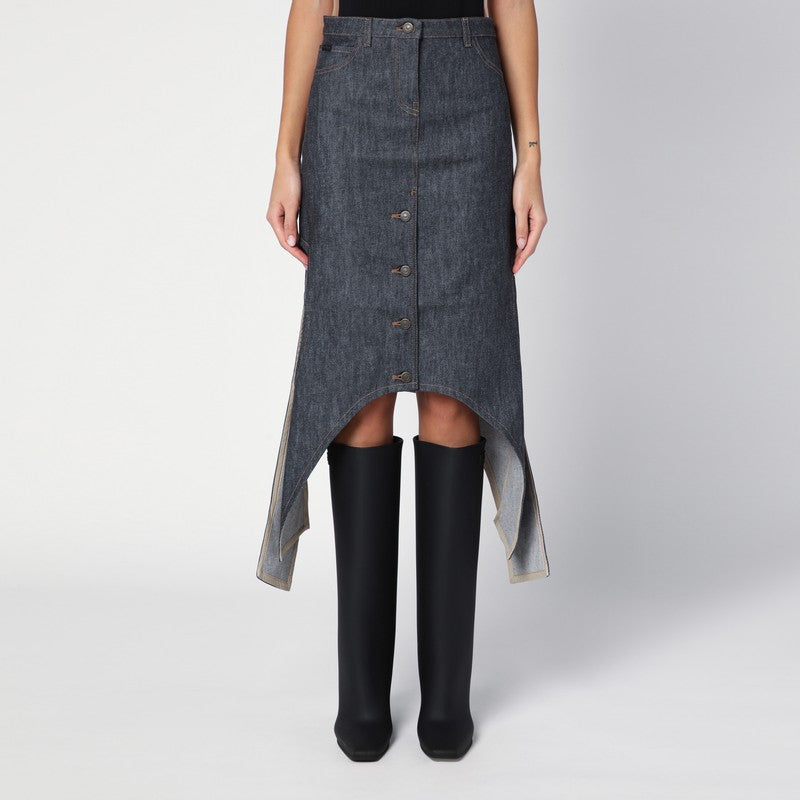 Courreges denim skirt