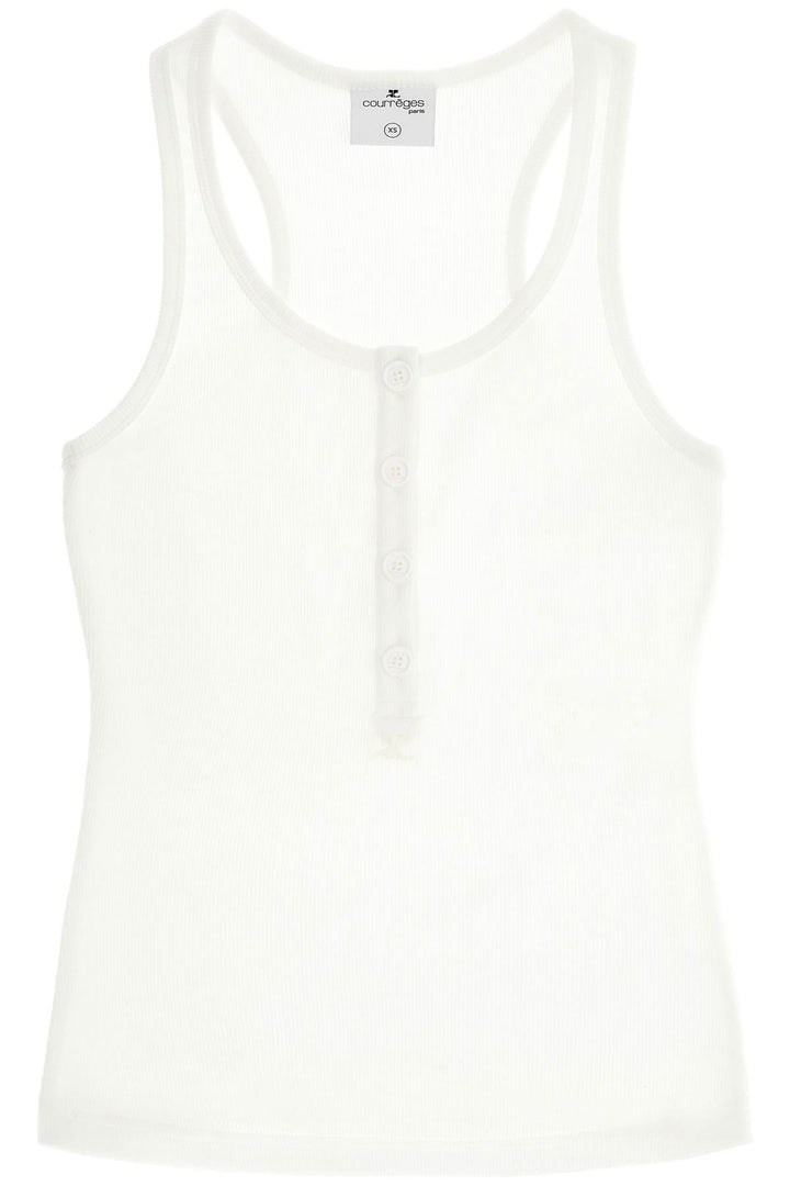 Courreges 90's ribbed tank top