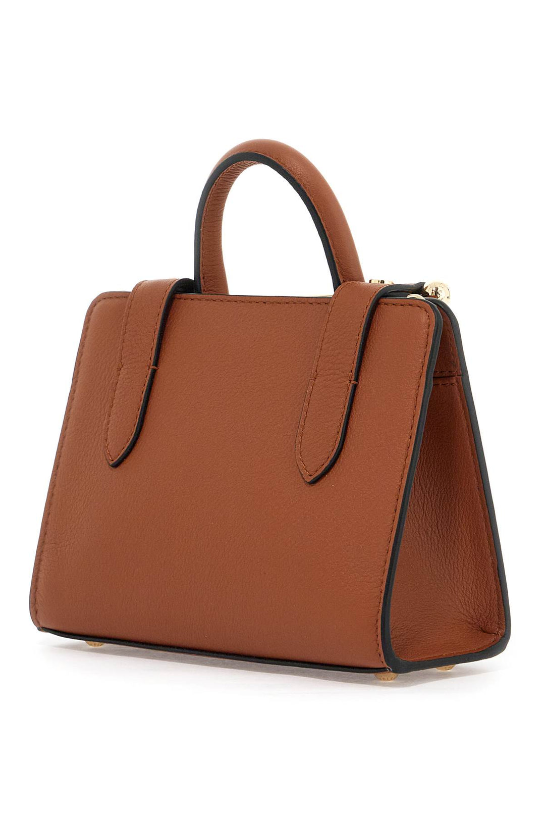 Strathberry Nano Tote Leather Bag   Brown